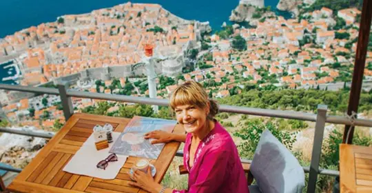 Penny Smith in Croatia