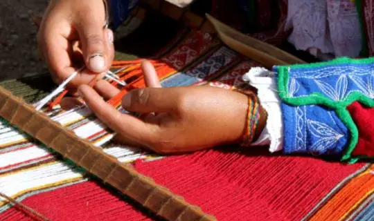 CCaccaccollo weaving, Peru