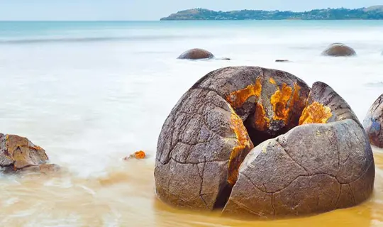 Moeraki Beach, New Zealand