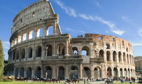 Rome holidays - a view of the Colosseum