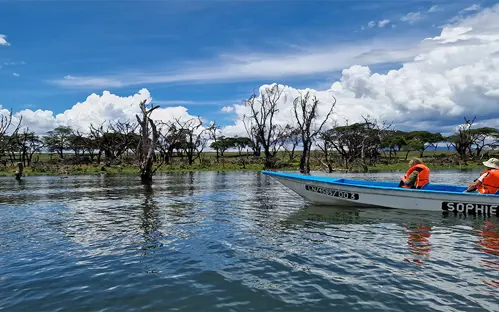 Boat trip on Lake Naivasha