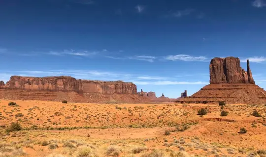 Wide View of Monument Valley, USA