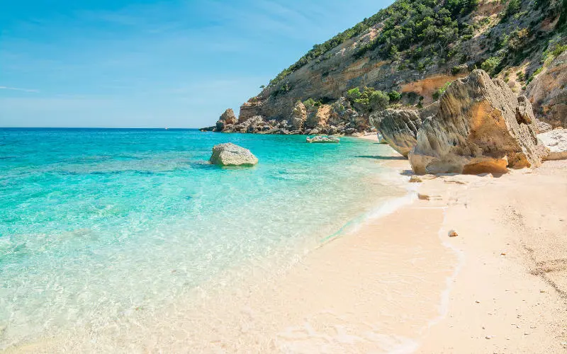 Cala Mariolu on a clear day, Sardinia