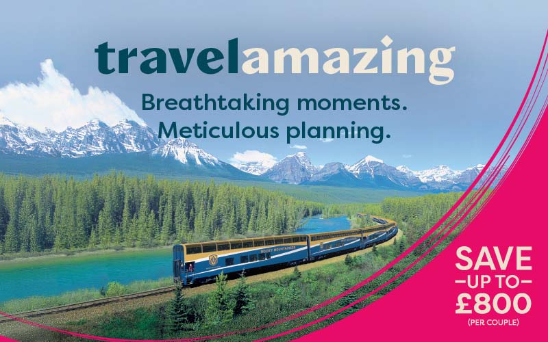 travel amazing - save up to £800 per couple
