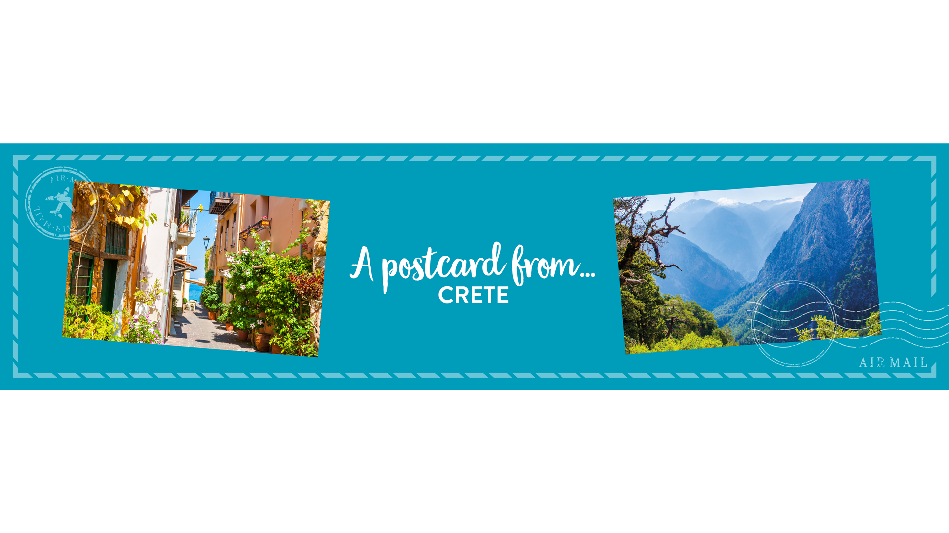 a postcard from crete