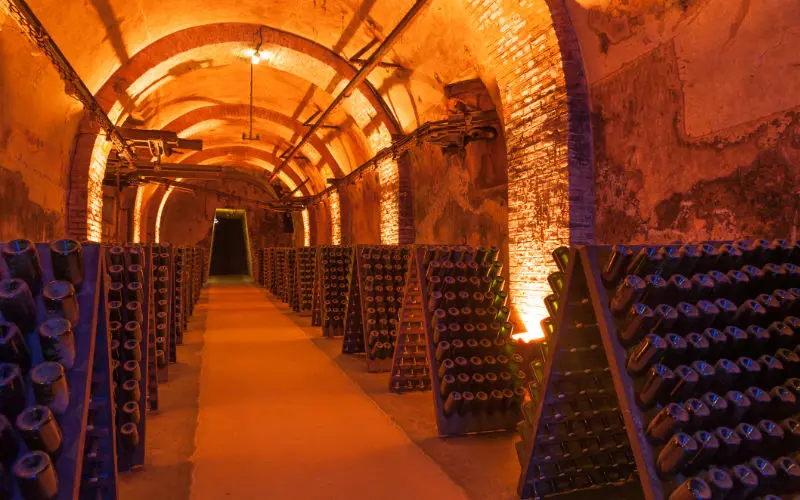 Champagne and Burgundy Region Guide - a Champagne cellar in Reims